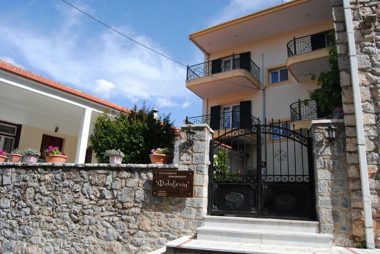 Ferienwohnung Filoxenia Levídhion Exterior foto